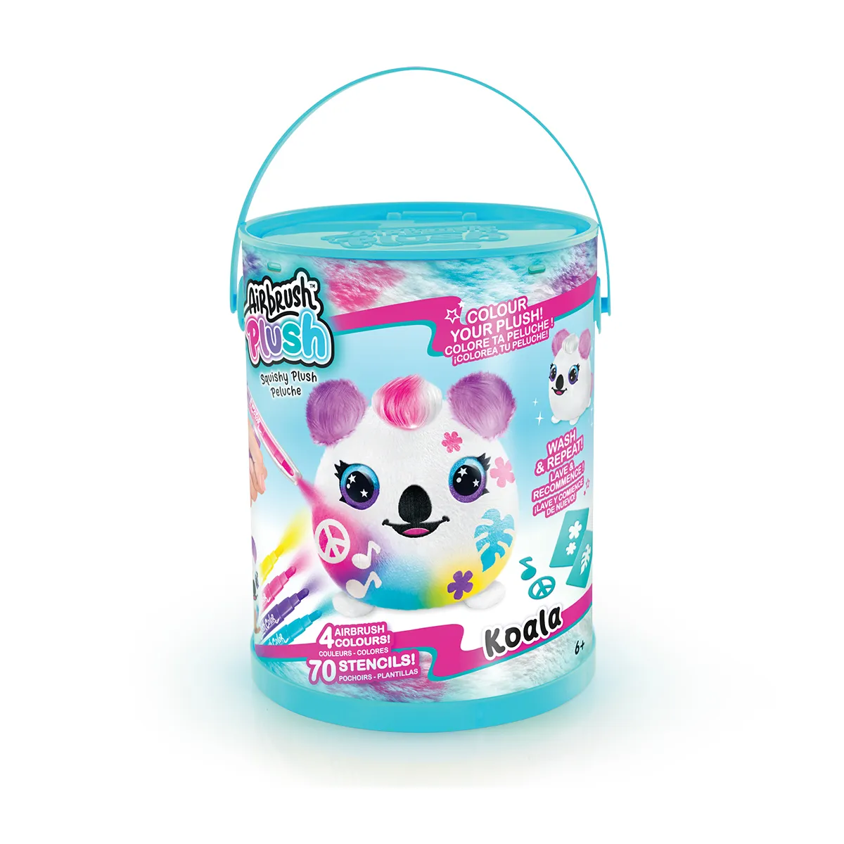 STYLE 4 EVER - AIRBRUSH PLUSH SQUISHY PALS PAINT — Koala