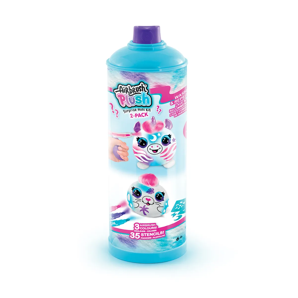 STYLE 4 EVER - AIRBRUSH PLUSH MINI MYSTERY SURPRISE "2 PETS" x6U — Celeste