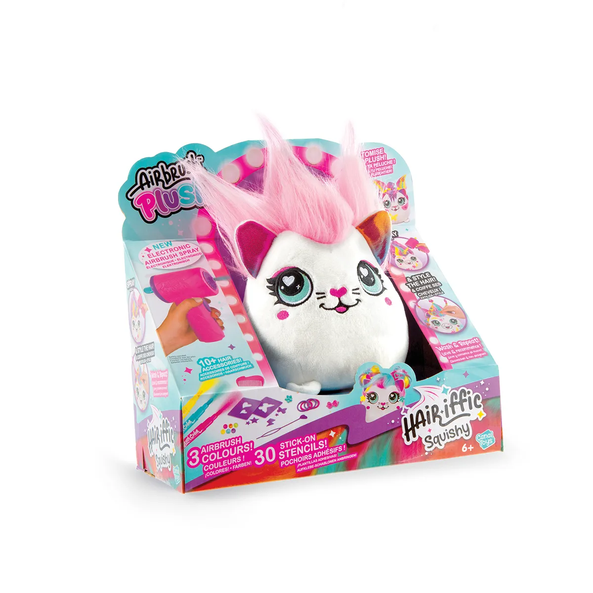 STYLE 4 EVER - AIRBRUSH PLUSH HAIR'IFFIC SQUISHY — Precious