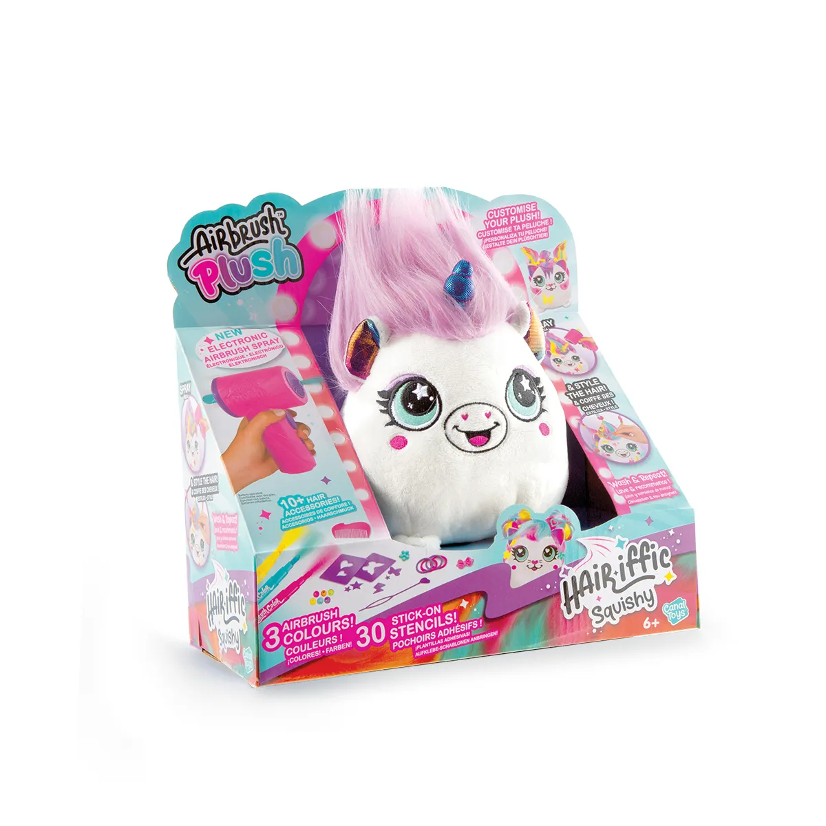 STYLE 4 EVER - AIRBRUSH PLUSH HAIR'IFFIC SQUISHY