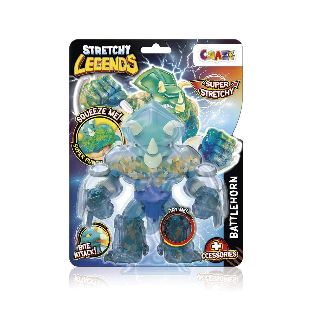 CRAZE - Muñeco Super Elastico - BATTLEHORN