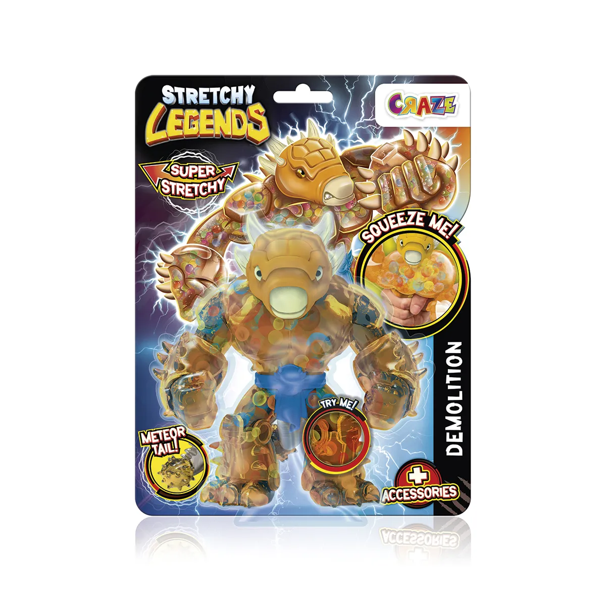 CRAZE - Muñeco Super Elastico - DEMOLITION