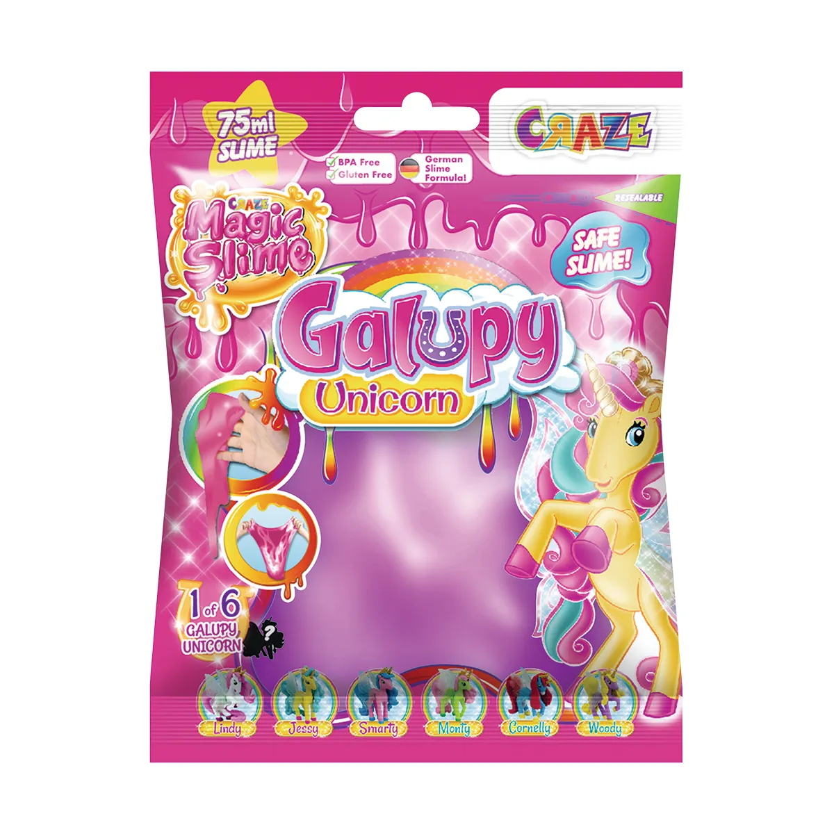 Slime - BAG SURPRISE UNICORN - Bolsa Reutilizable C/Sorpresa - 6 Colores!!! — Violet