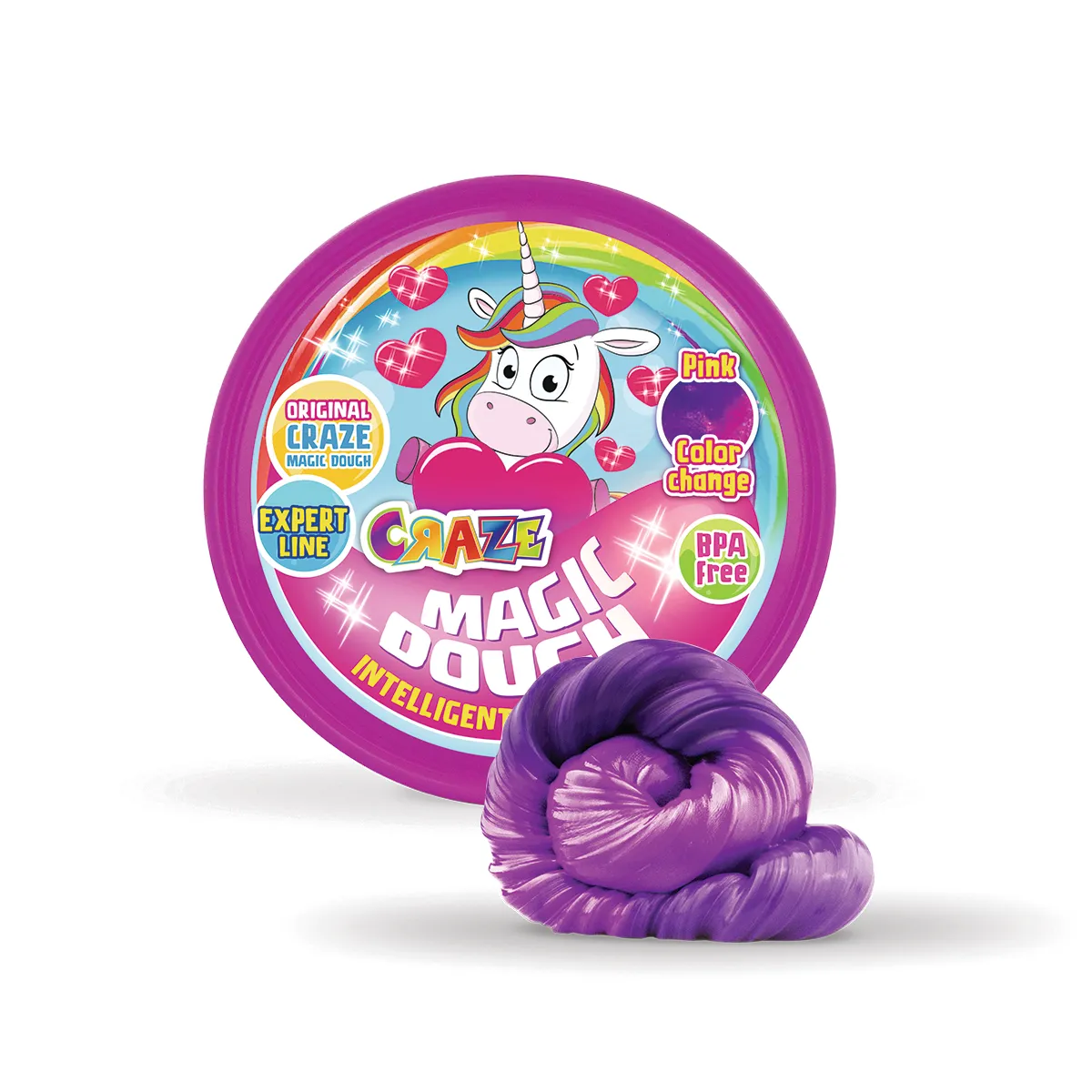 Masa Inteligente - EXPERT UNICORN - 3 Colores C/Efectos!!! — Pink Color Change