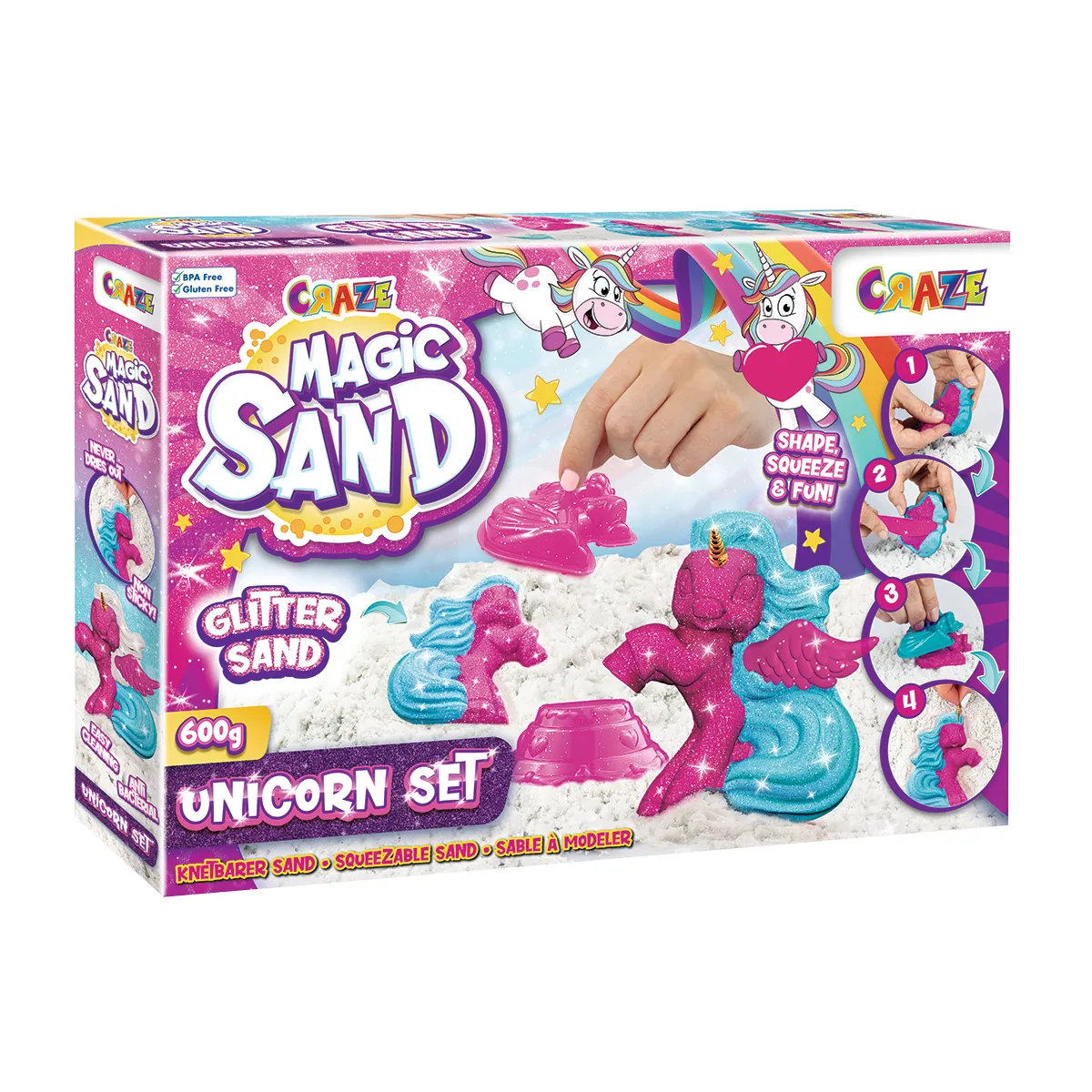 Arena Magica - PLAYSET UNICORN - Caja Grande Arena Con GLITTER!!!