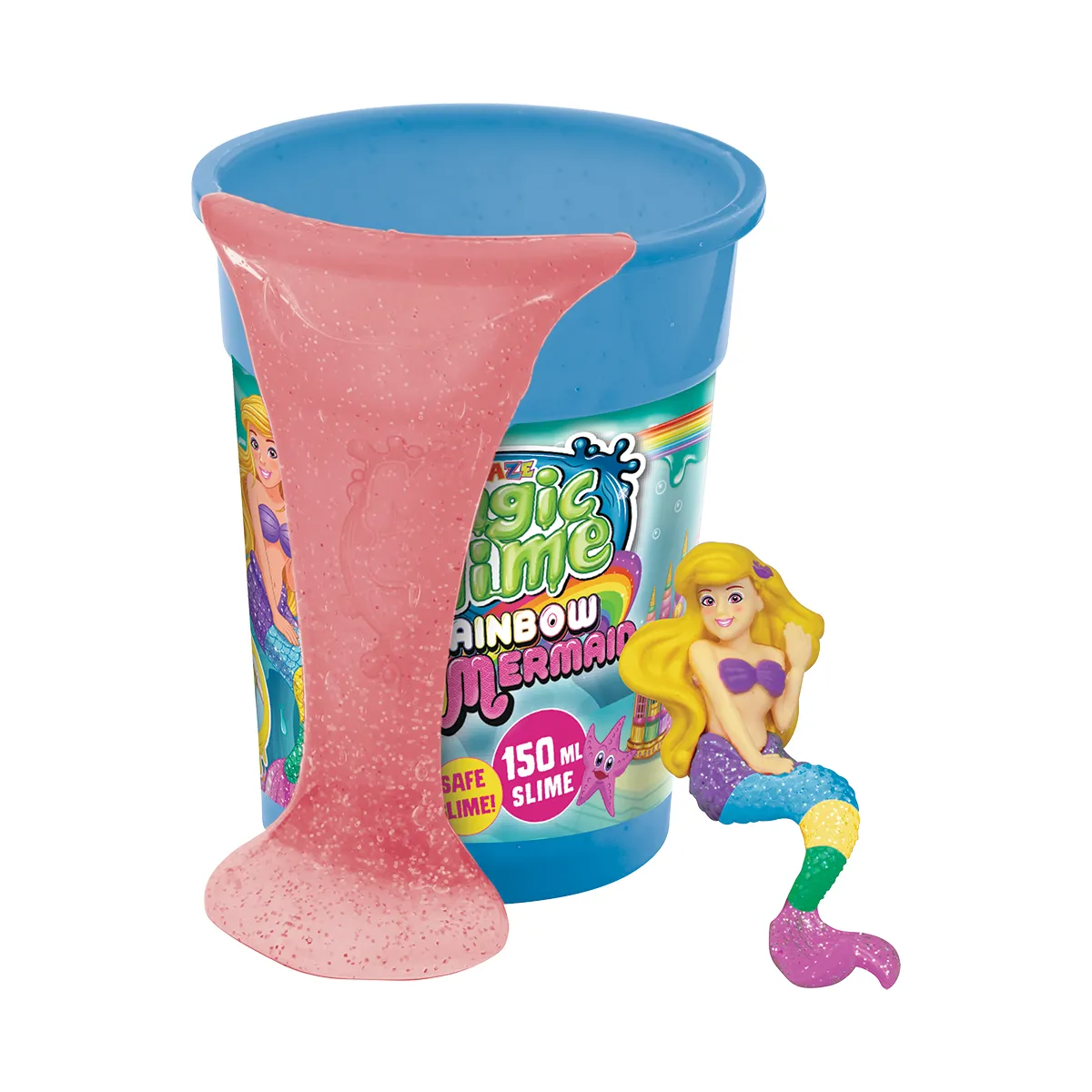 Slime - SURPRISE MERMAID - Slime Pote C/Sorpresa - 6 Colores - 12 Sirenas!!! — Coral Red Metallic