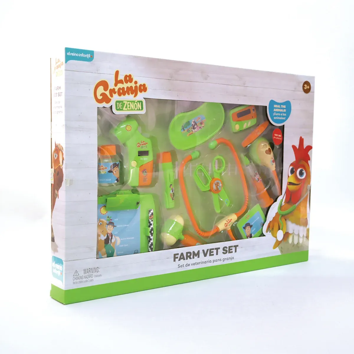 LA GRANJA DE ZENON - SET VETERINARIA EN CAJA GRANDE