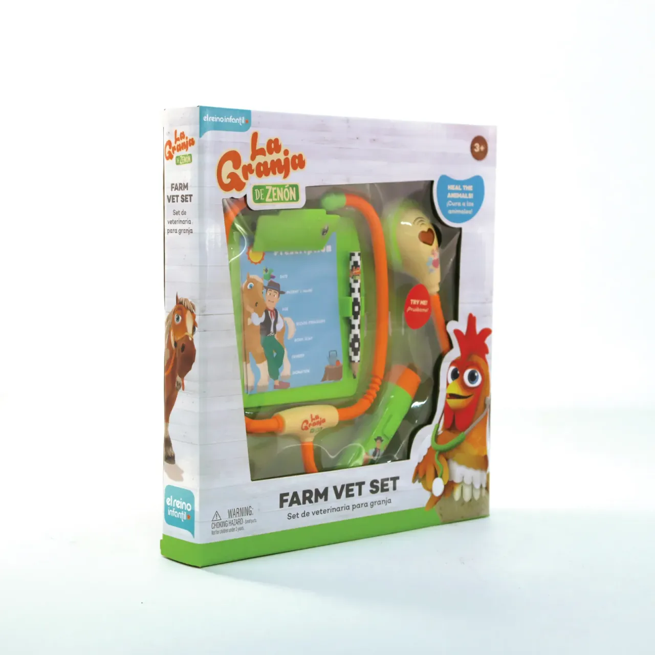 LA GRANJA DE ZENON - SET VETERINARIA EN CAJA CHICA — Surtido B