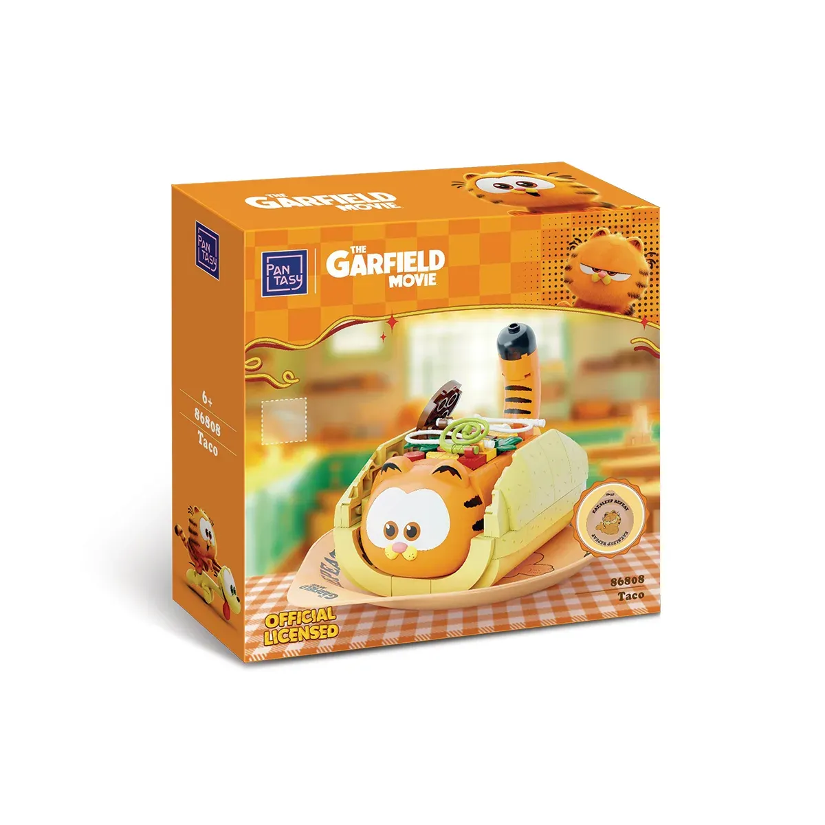 Garfield Set de Construcción Comidas Taco 176 Piezas - Pantasy