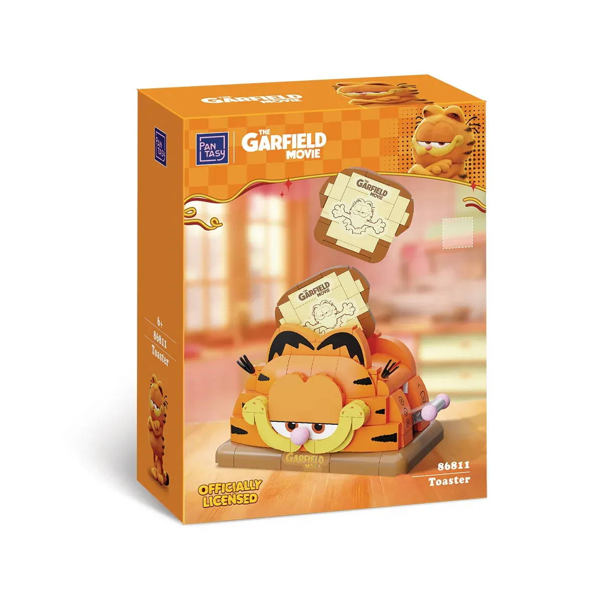 Garfield Set de Construcción Electrodomésticos Tosadora "Toaster" 282 Piezas - Pantasy