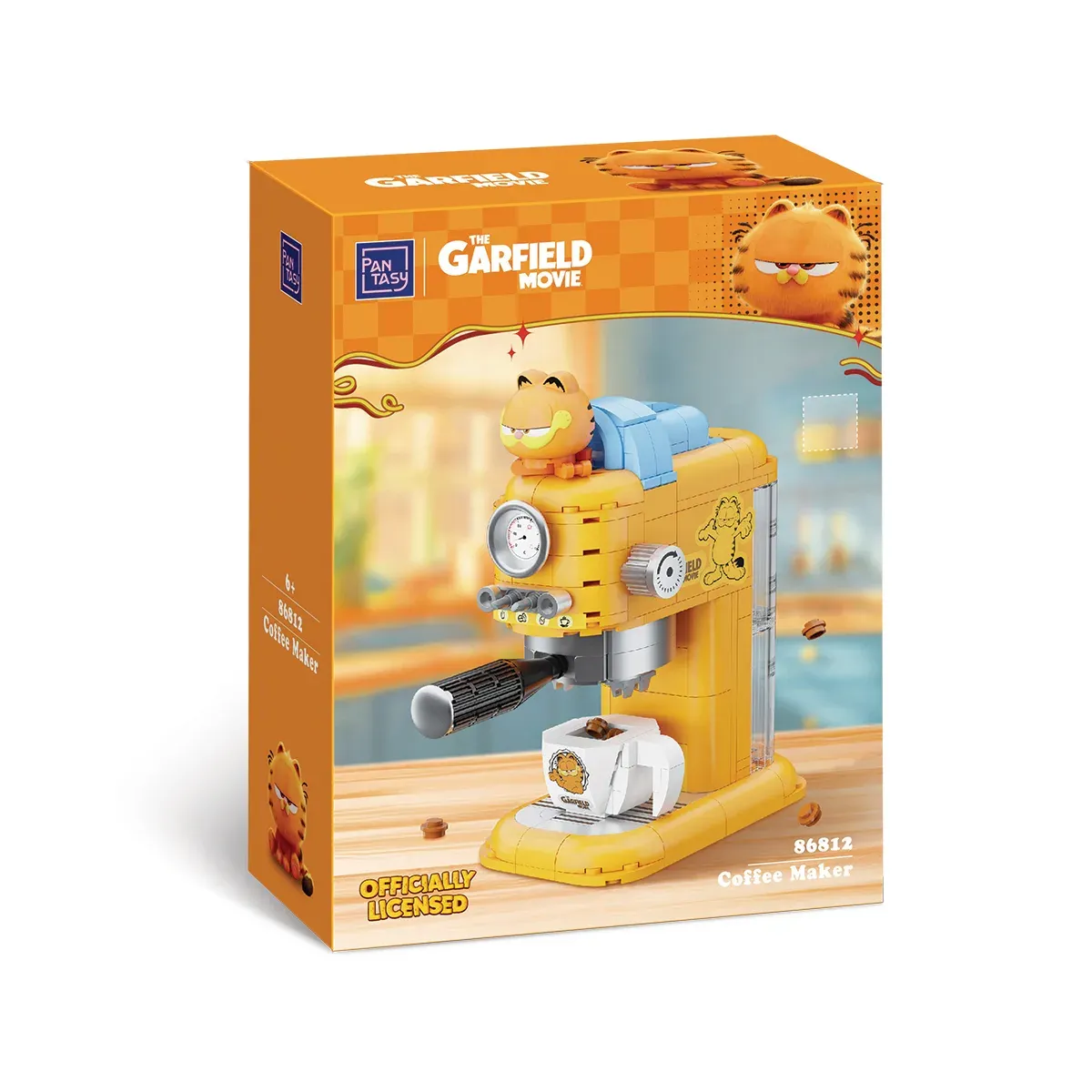 Garfield Set de Construcción Electrodomésticos Máquina de Café "Cofee Maker" 301 Piezas - Pantasy