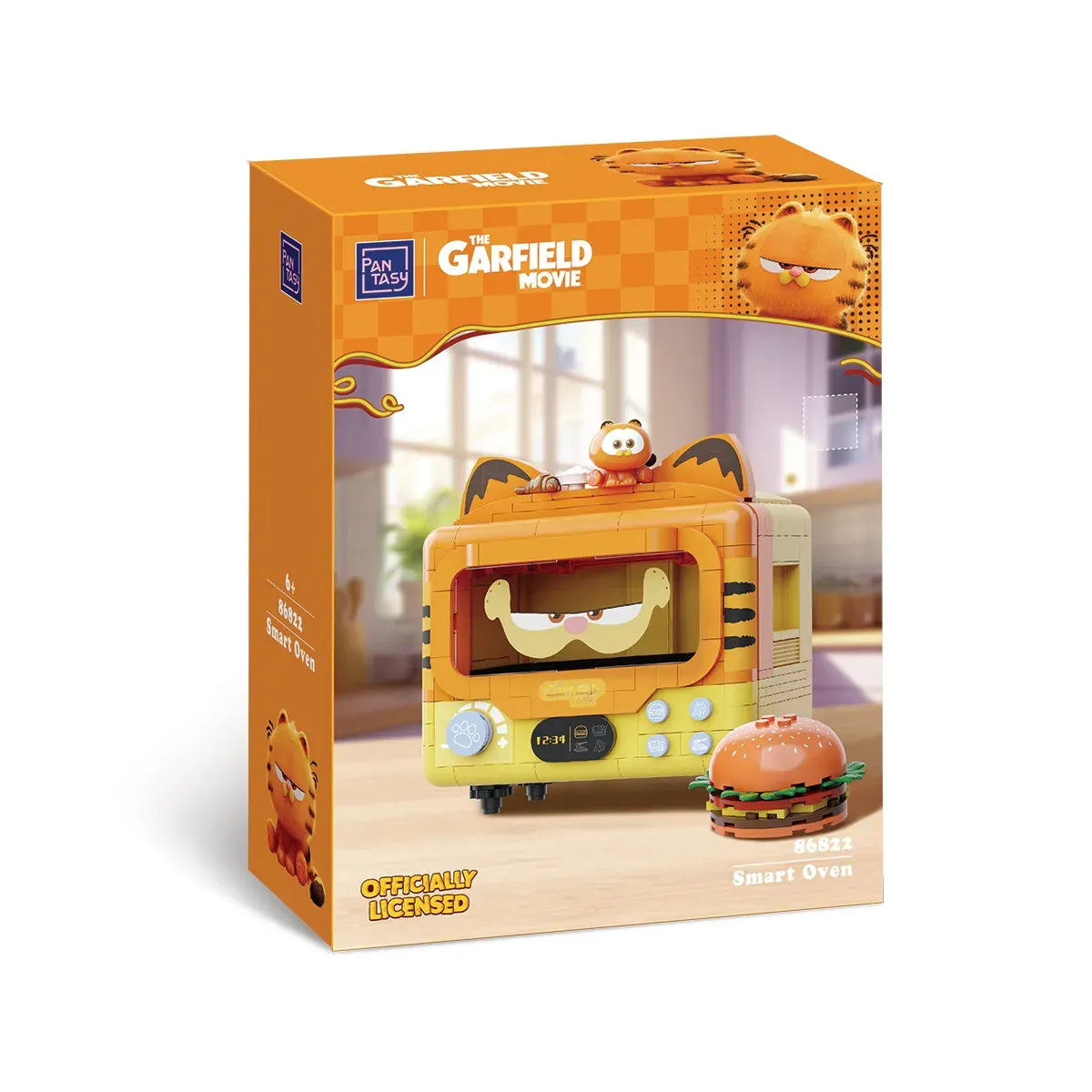 Garfield Set de Construcción Electrodomésticos 2.0 Horno "Oven" Abre la Puerta 278 Piezas - Pantasy