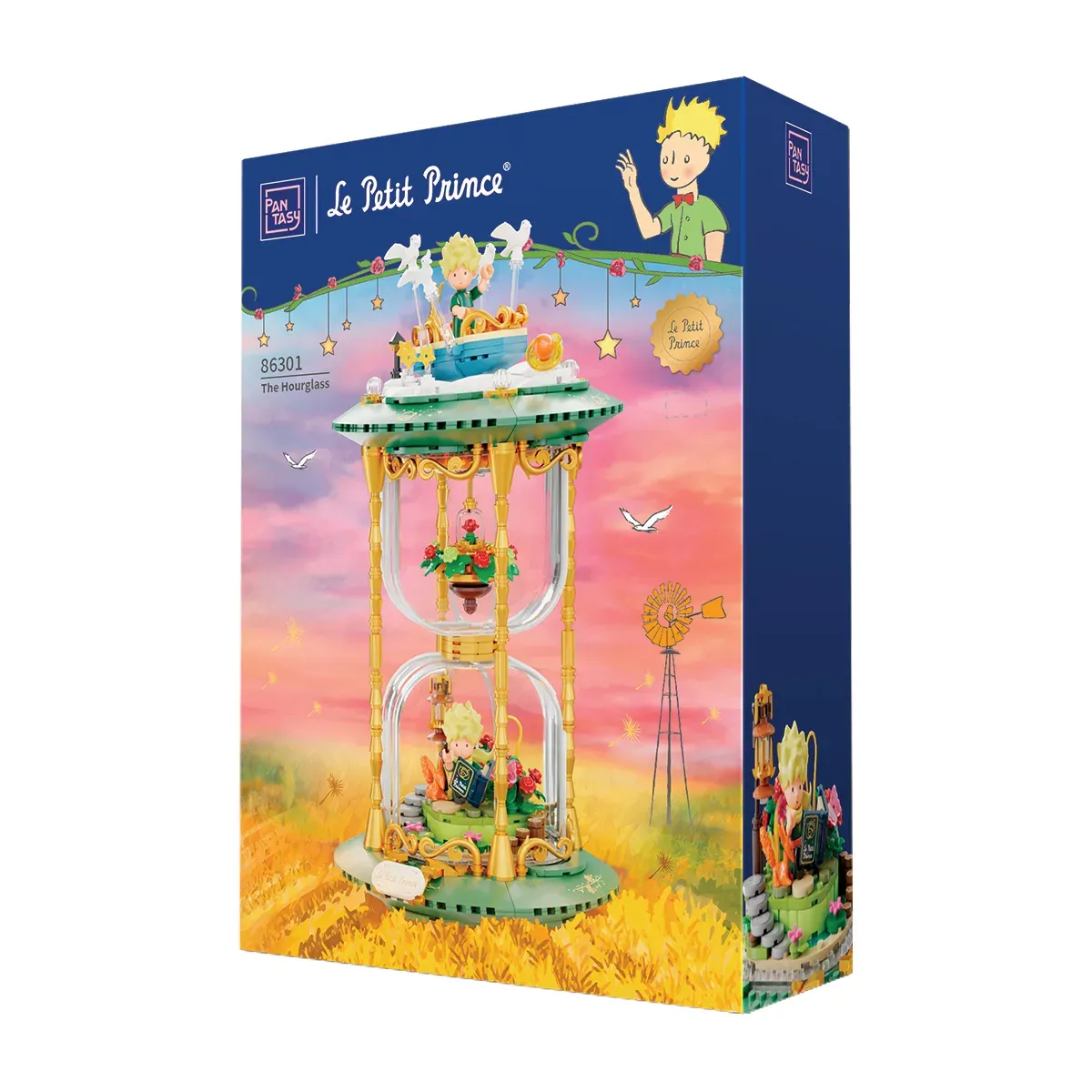 El Principito "Le Petit Prince" Set de Construcción Reloj de Arena "The Hourglass" 654 Piezas - Pantasy