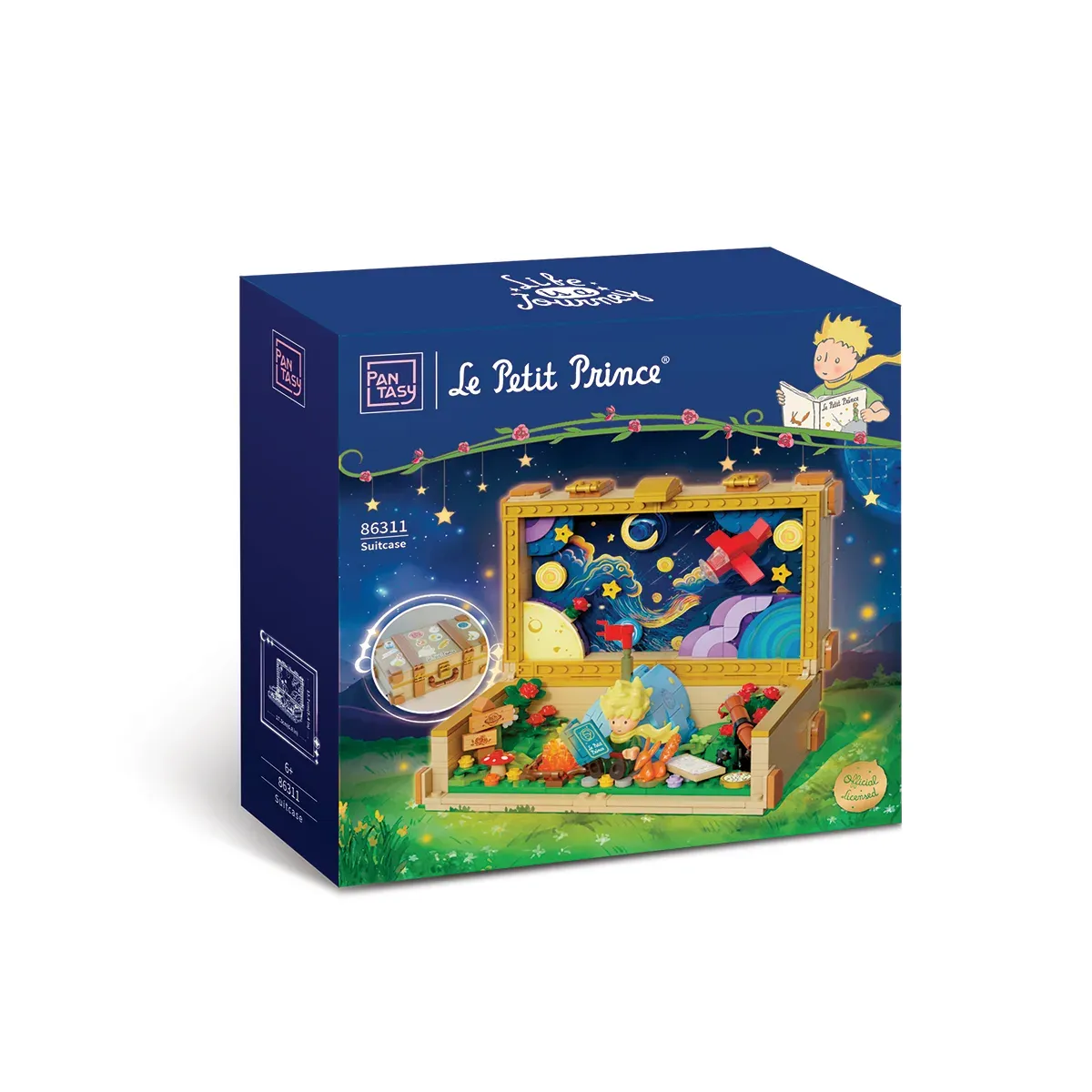 El Principito "Le Petit Prince" Set de Construcción Maleta de Viaje "Suitcase" 523 Piezas - Pantasy
