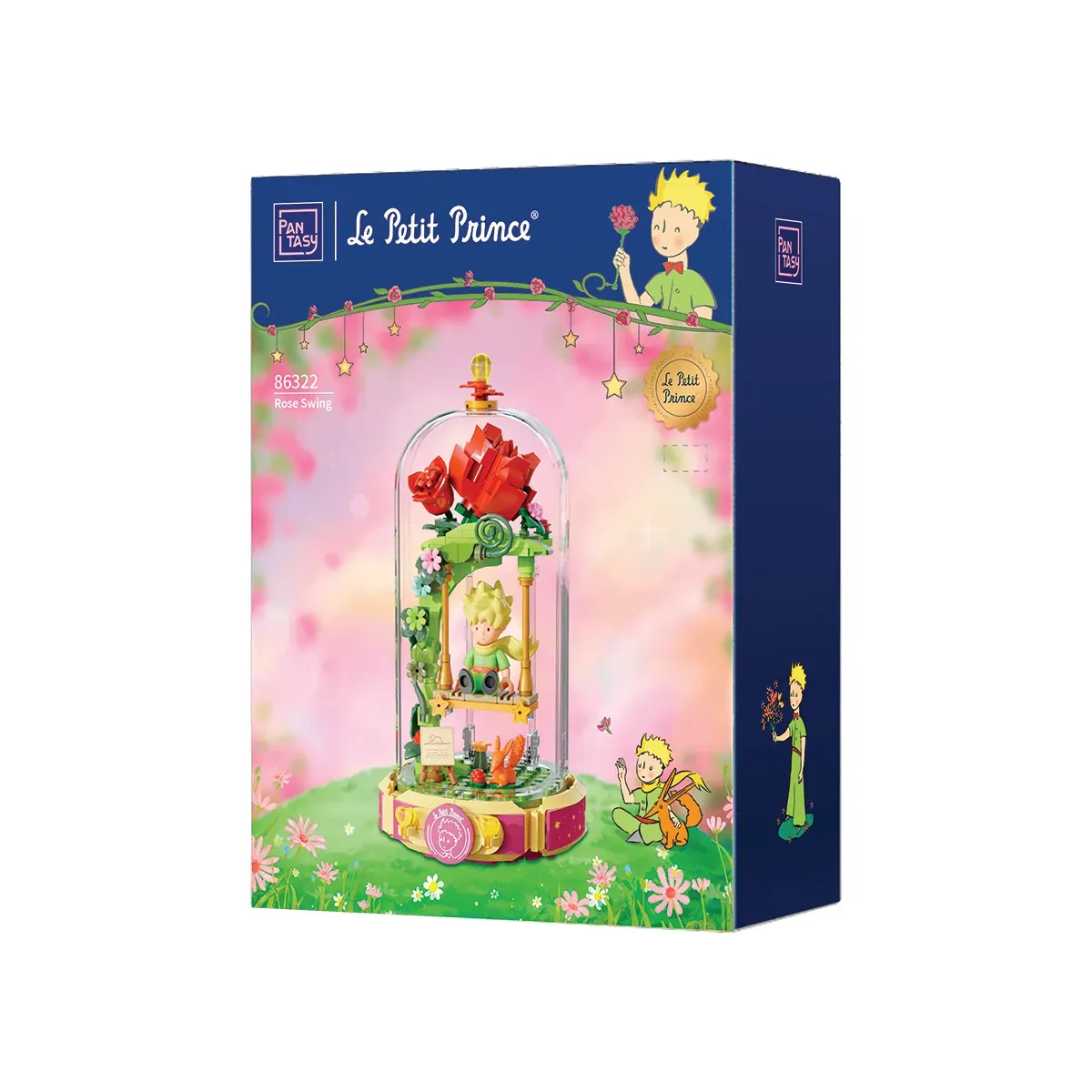 El Principito "Le Petit Prince" Set de Construcción Columpio de Rosas "Rose Swing" 234 Piezas - Pantasy