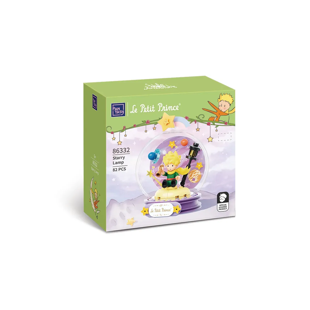 El Principito "Le Petit Prince" Set de Construcción Bola d Cristal Lampara de Estrellas "Starry Lamp" 82 Piezas - Pantasy