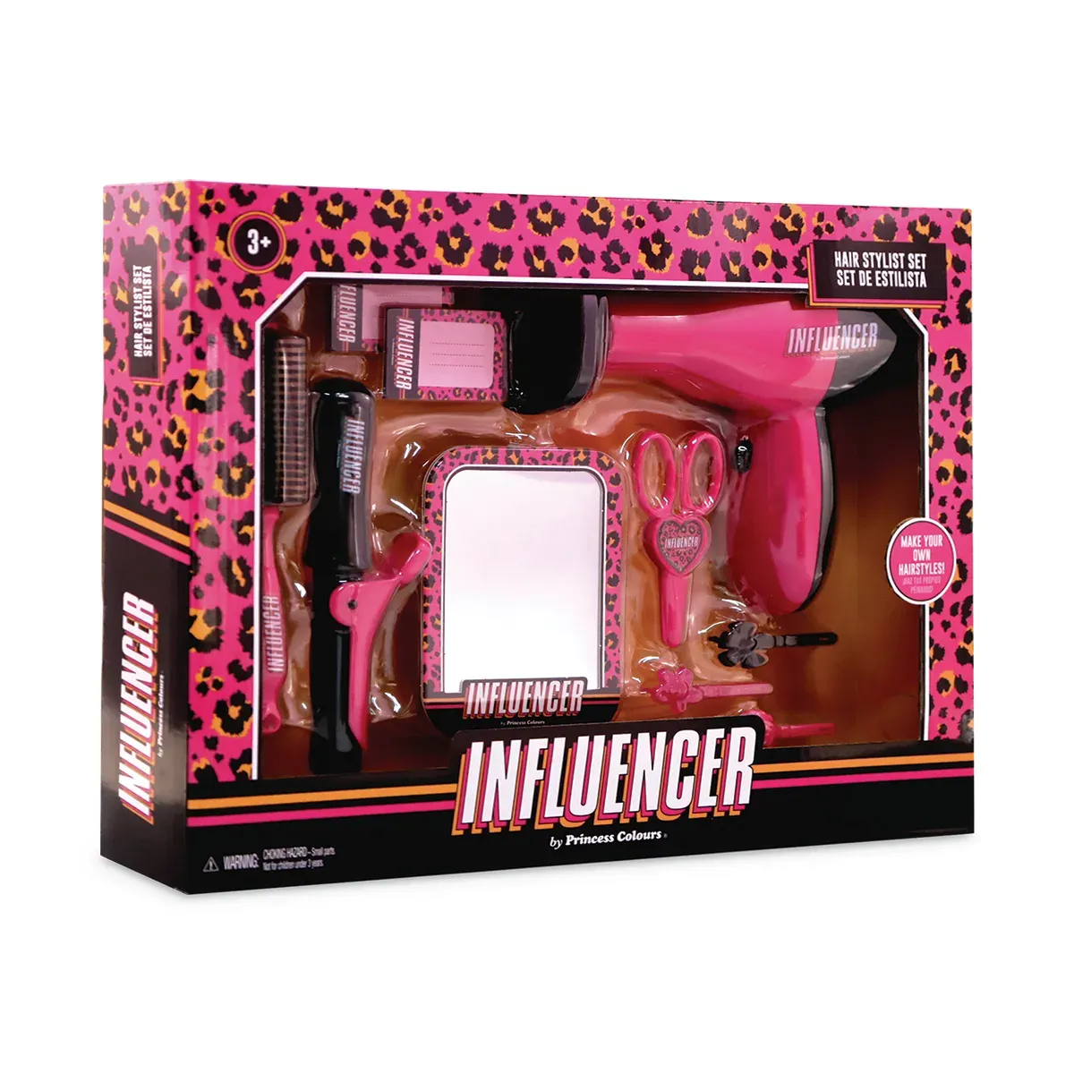 INFLUENCER ESTILISTA - SET COMPLETO ESTILISTA EN CAJA GRANDE - 28 CM X 37 CM