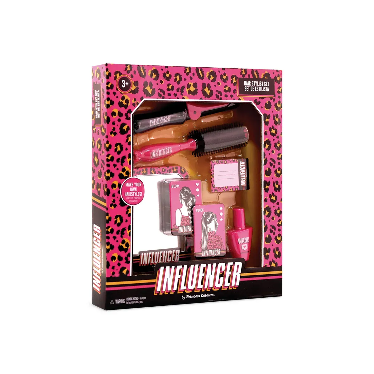 INFLUENCER ESTILISTA - SET DE ESTILISTA EN CAJA - 28 CM X 25.5 CM