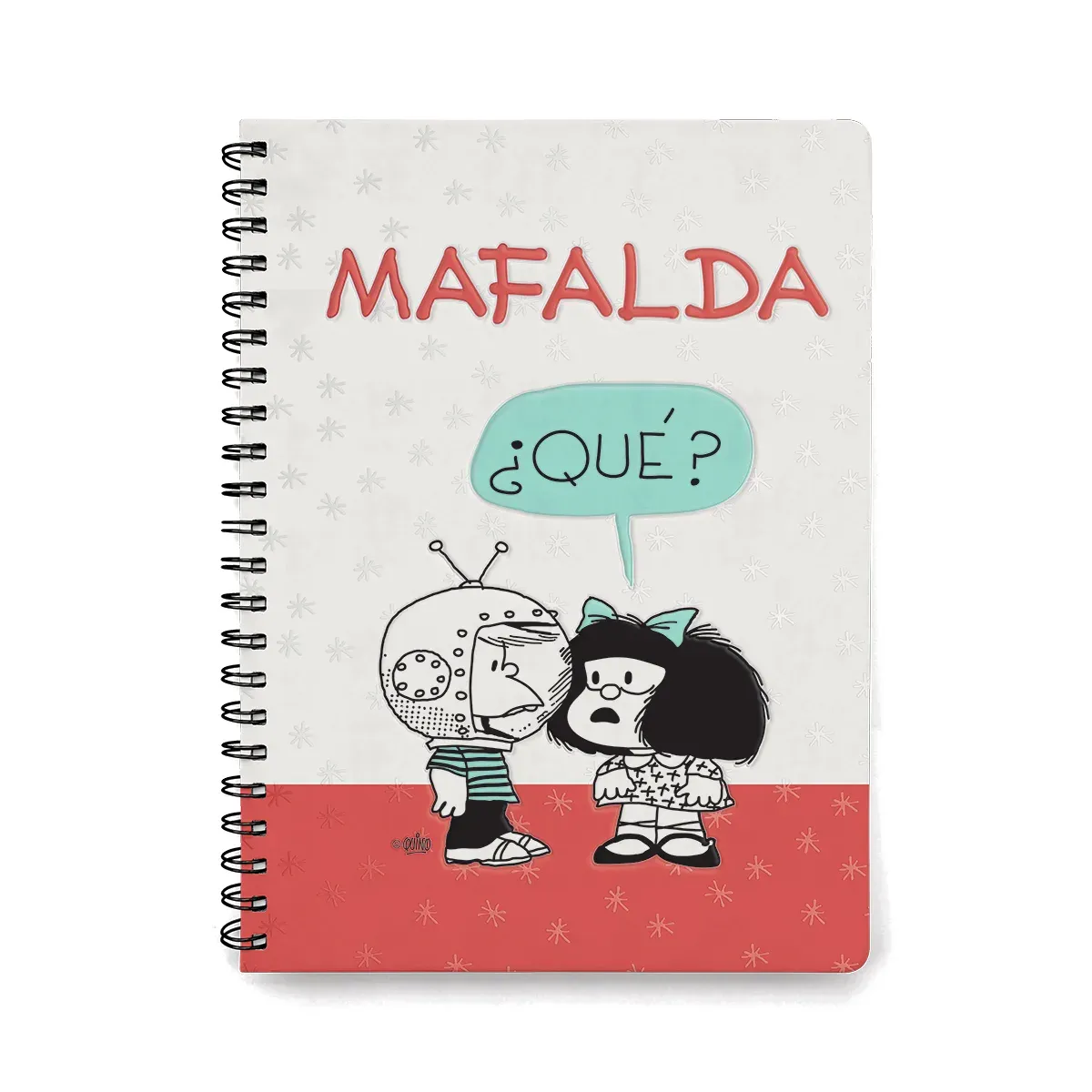MAFALDA - Cuaderno Universitario A4. Medidas 21x29.7 .96 Hojas 80 Grs Rayadas